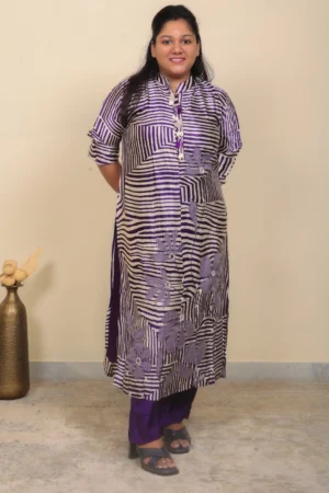 2 piece gaji silk set